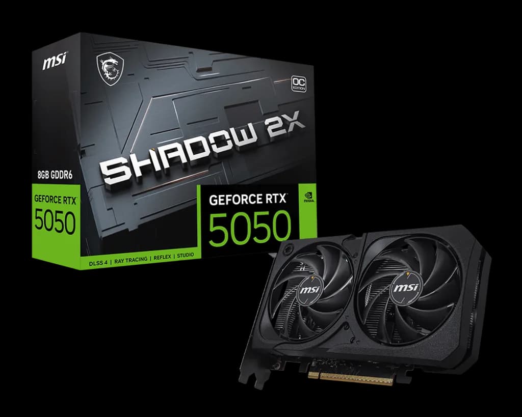 Carte Graphique MSI RTX5050 8G Shadow 2X OC