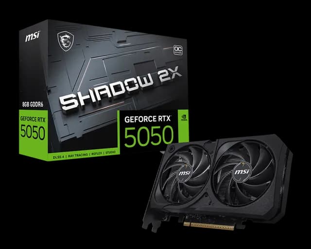 Carte Graphique MSI RTX5050 8G Shadow 2X OC