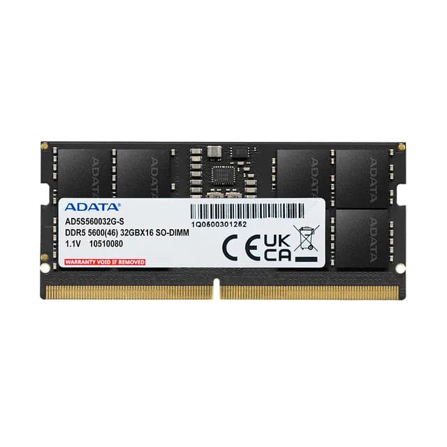 Barrette Memoire ADATA DDR5 Sodimm 16G 5600 MHz