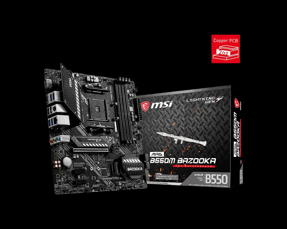 Carte Mere MSI Mag B550M Bazooka