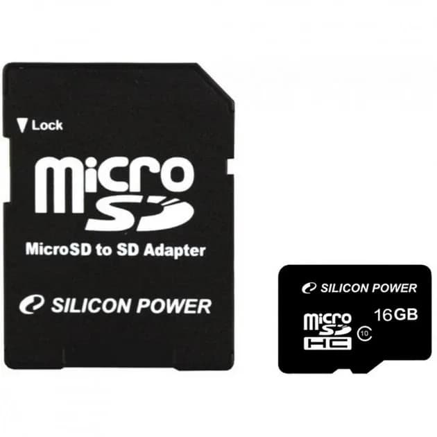 Carte Memoire Micro SD Silicon Power 16G