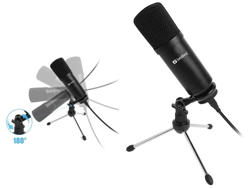 Microphone Filaire Sandberg Streamer 126-09 USB