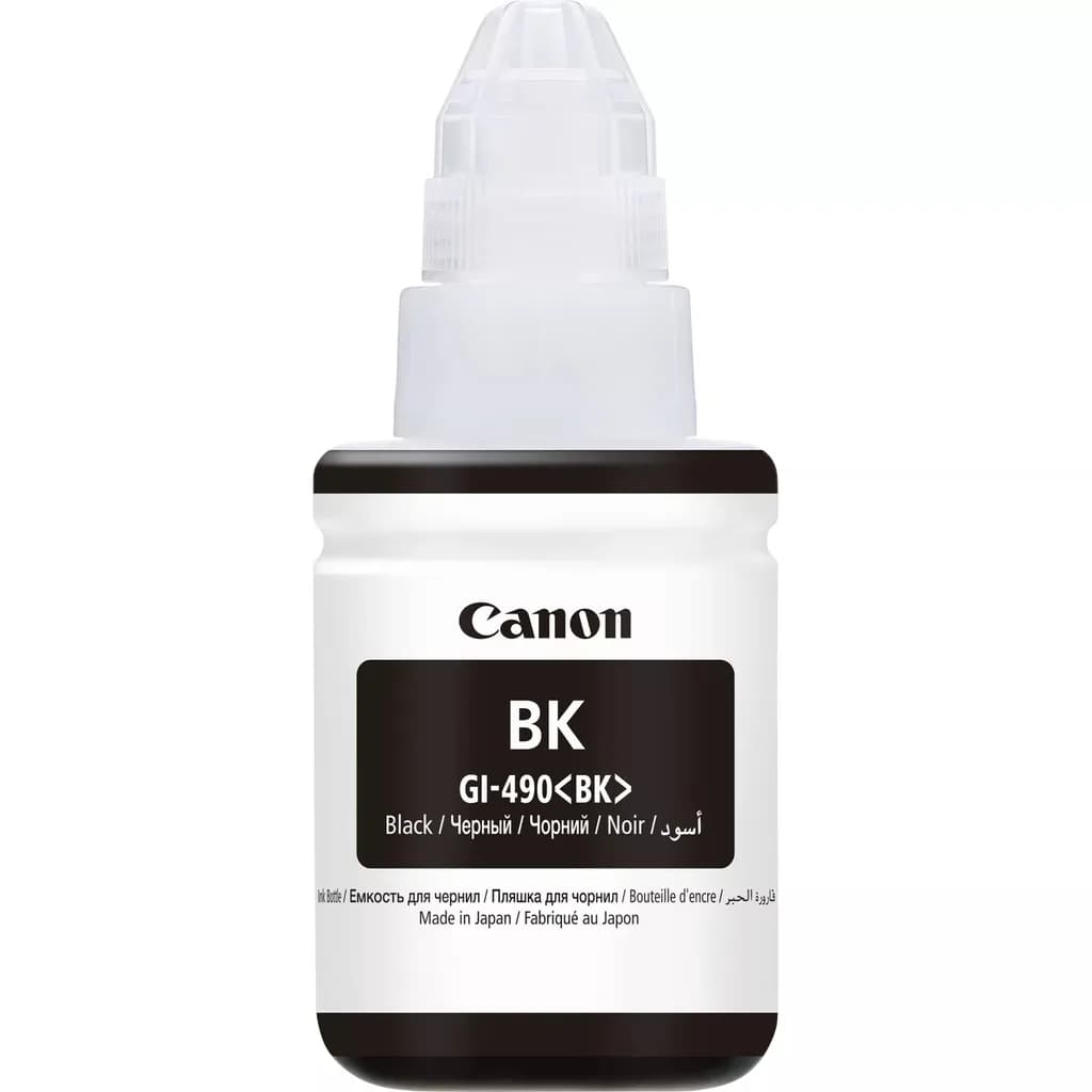 Bouteille d'Encre Original Canon GI 490 BK - Noir