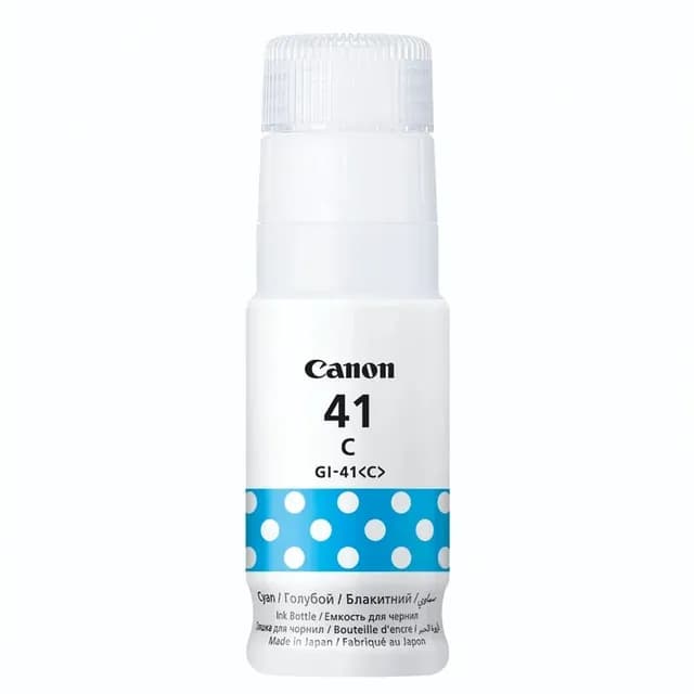 Bouteille d'Encre Originale Canon GI-41 Cyan 7700 Pages
