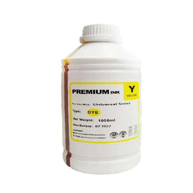 Bouteille d'Encre Universelle HP Jaune 1L HP1860