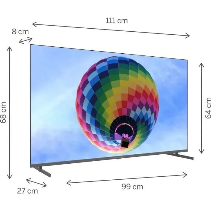 TV Thomson 50'' Qled 50QG4S14 Side Feet