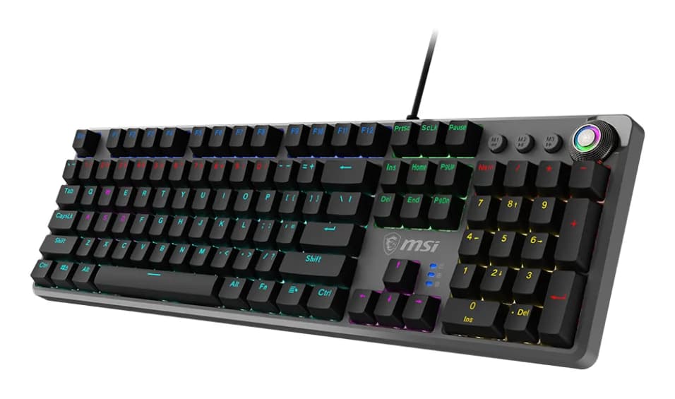 Clavier Gaming Mécanique MSI Forge GK310 Red Switch AZERTY FR RGB
