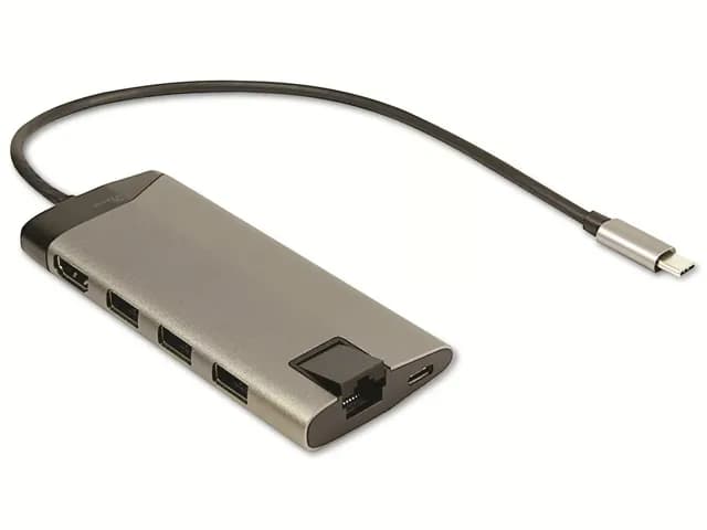 Docking Station Inter-Tech Argus GDC-802 USB-C 8IN1