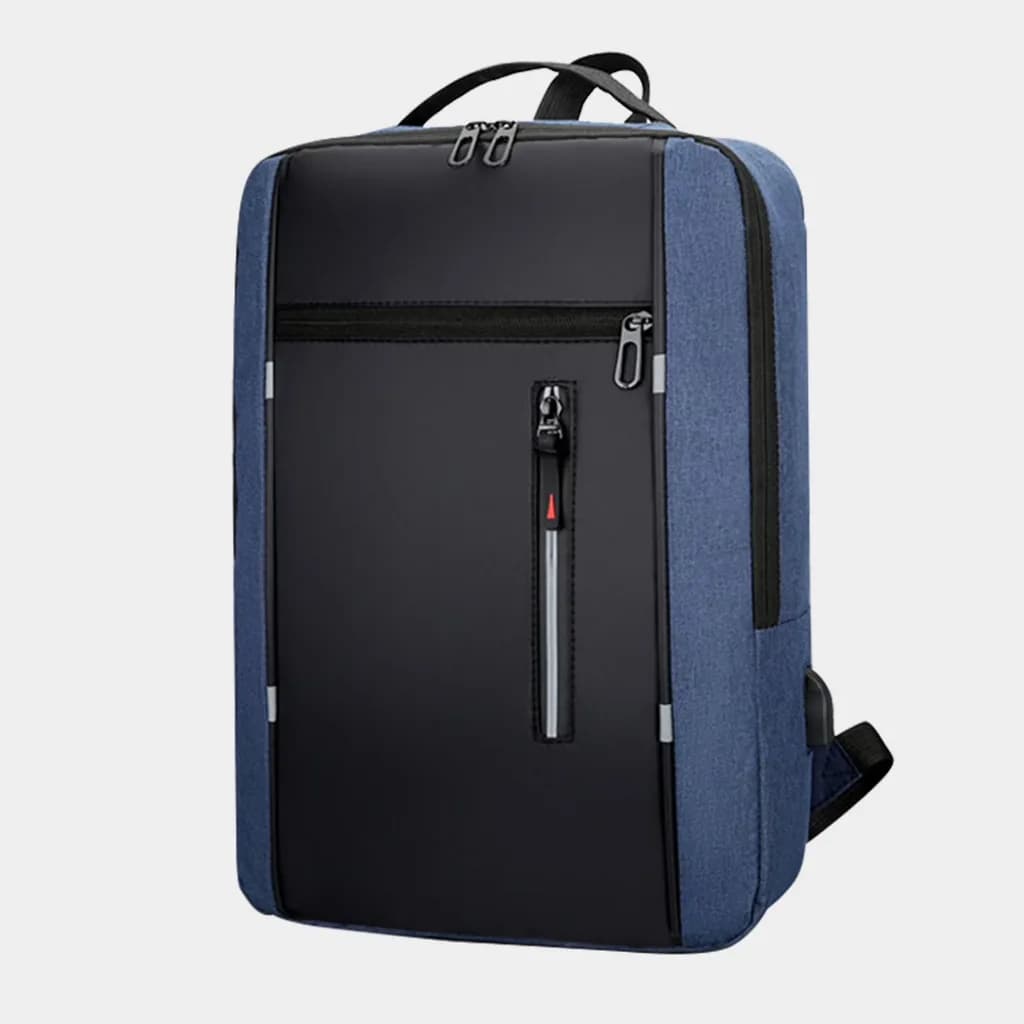 Sac a Dos pour PC Portable 16.1'' Noir/Bleu +port USB R102NR