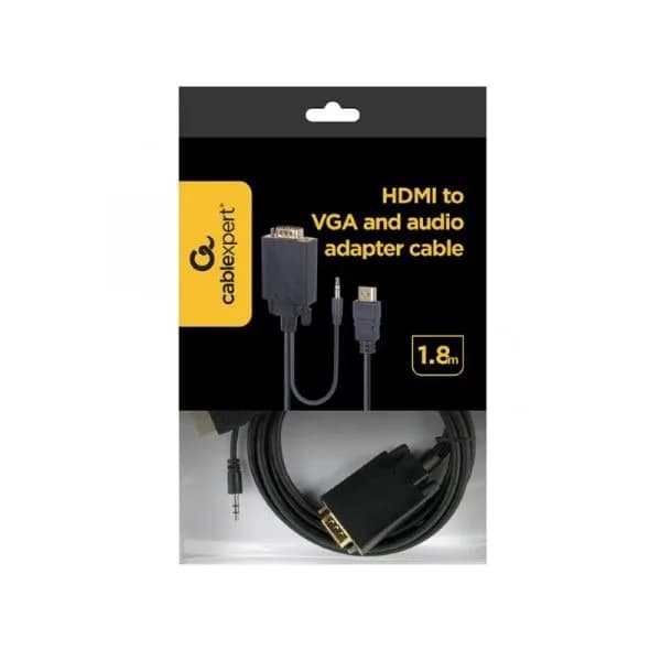 Adaptateur HDMI Vers VGA et Audio Port Unique