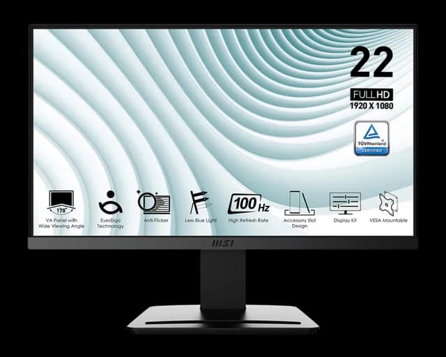 Ecran MSI Pro MP223 21.45" FHD 100 Hz