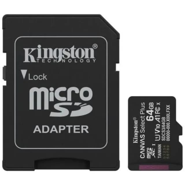 Carte Memoire Micro SD Kingston 64 Go