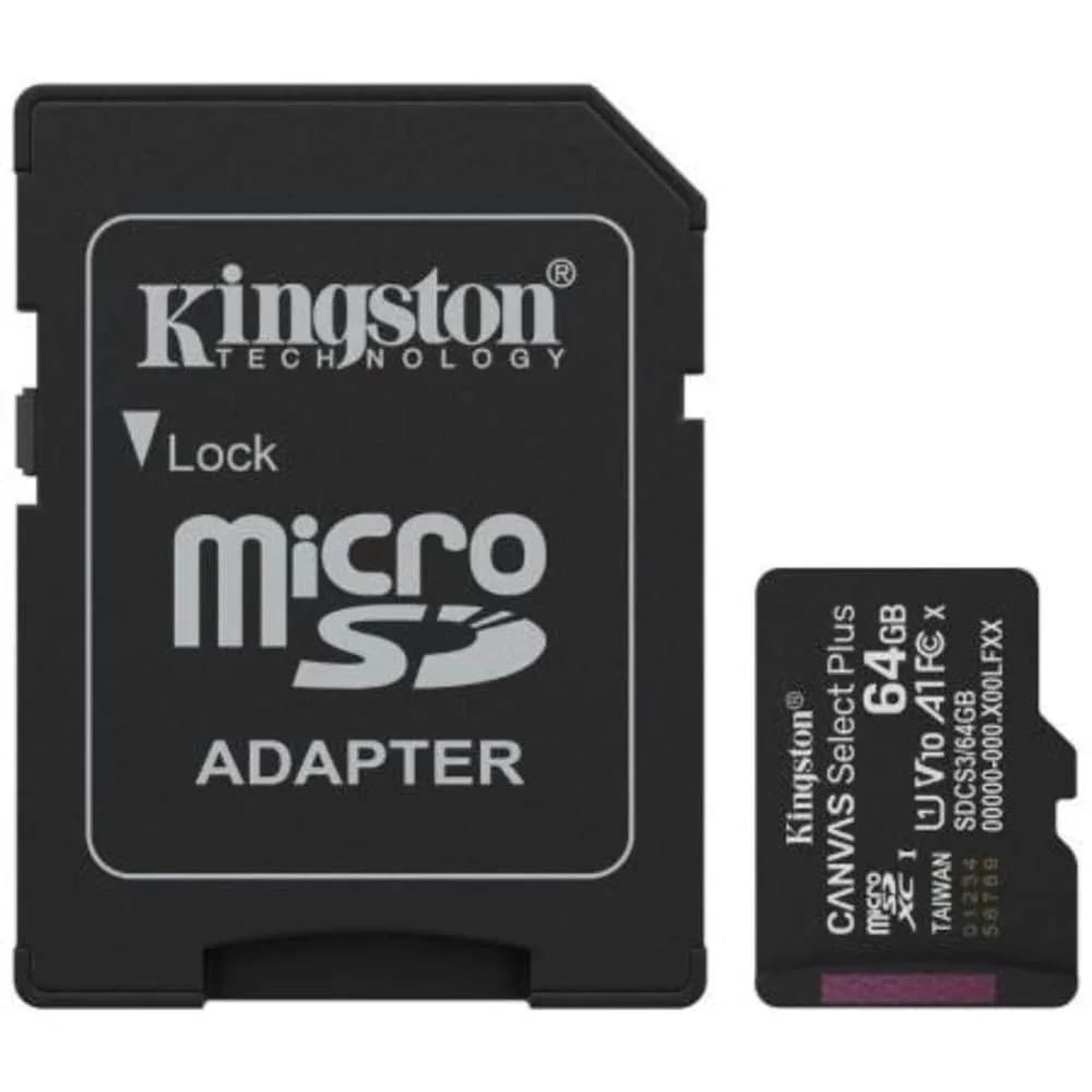 Carte Memoire Micro SD Kingston 64 Go