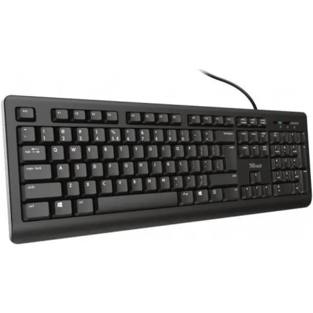 Clavier Filaire Trust Primo AZERTY USB - Noir