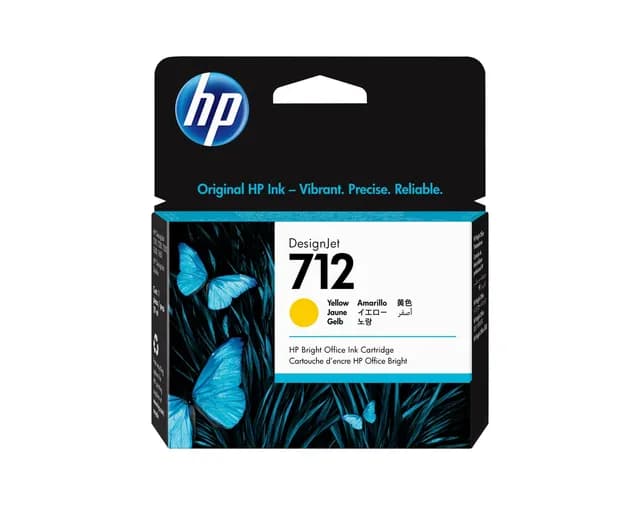 HP 712 29-ML Jaune Designjet Ink Cartridge