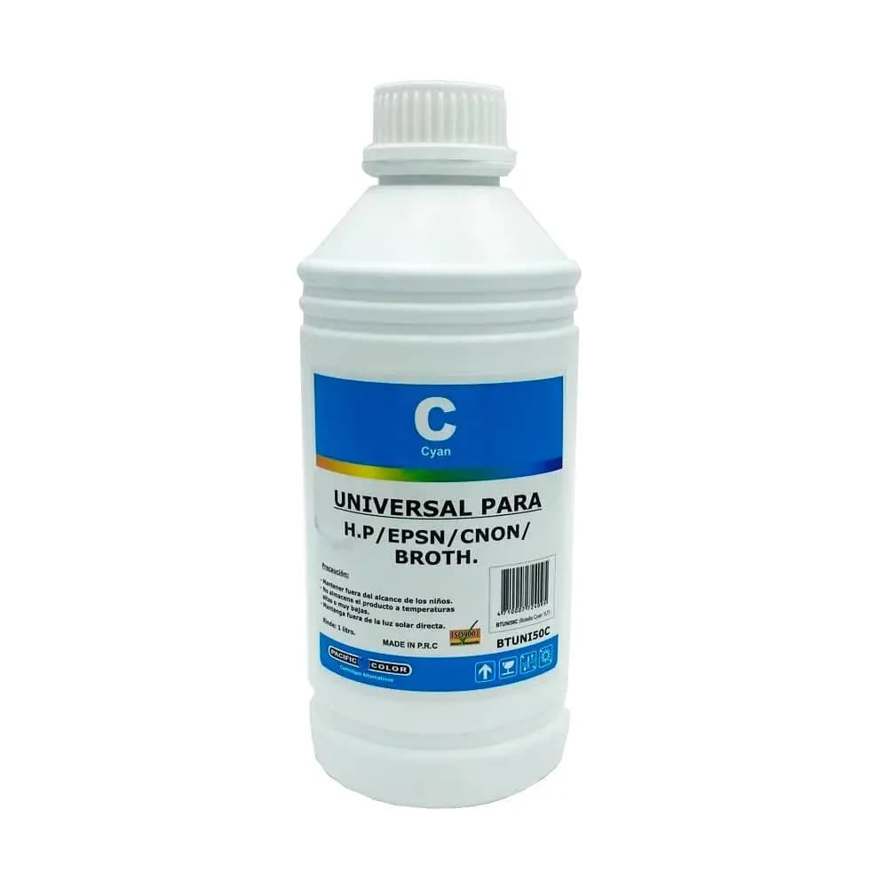 Bouteille d'Encre Universelle HP Cyan 1L HP1820