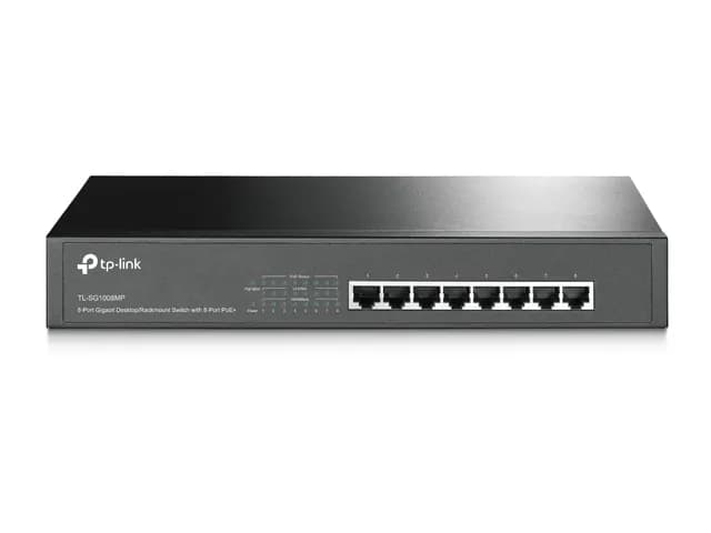 Switch TP-Link 8PORTS Gigabit Poe+ Rackable