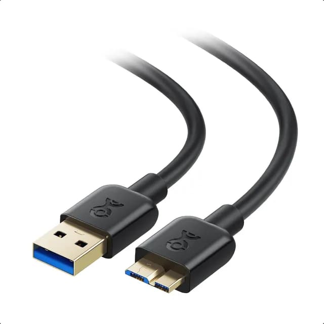 Cable USB-3 To USB Micro B pour Disque Dur Extern