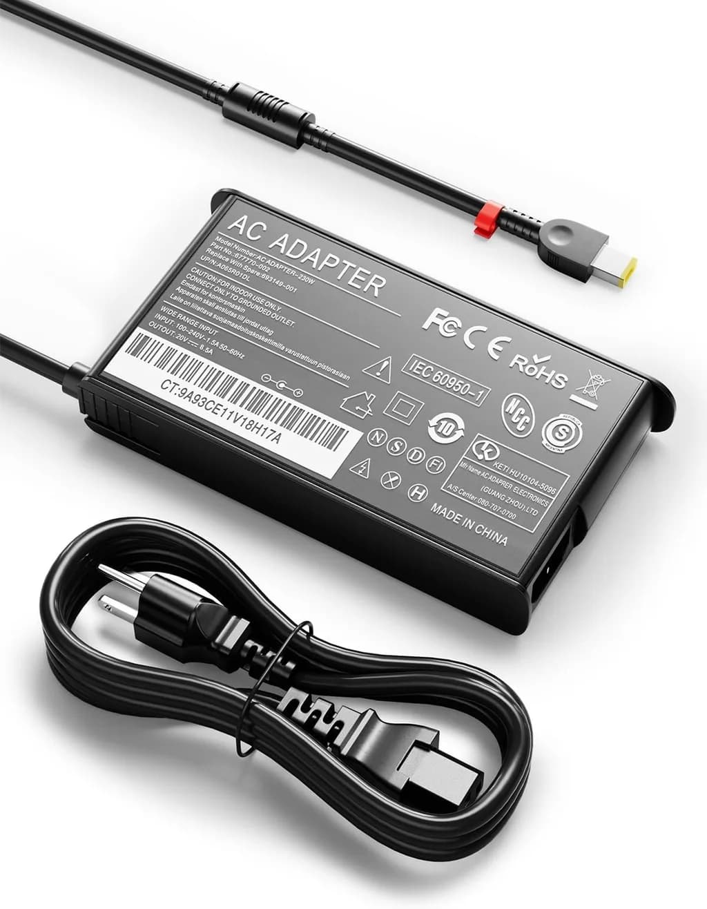 Chargeur Lenovo 20V 8.5A Bec Carre