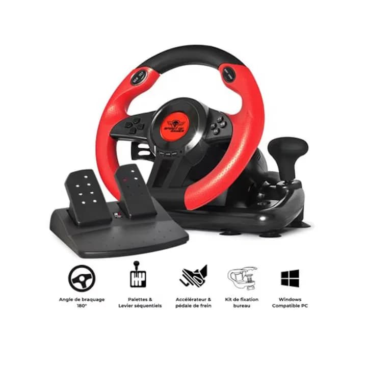 Volant Race Wheel Spirit OF Gamer Sog PRO1 Compatible PC